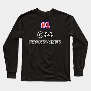 Number one C++ programmer Long Sleeve T-Shirt